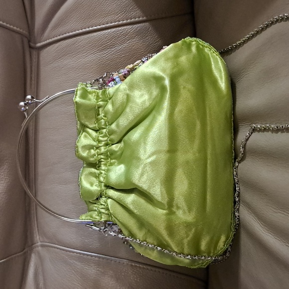 La Viola Beaded Crossbody And Change Purse "Rare" - Picture 4 of 8